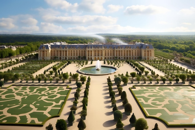 Explore the Opulent French Palace of Versailles and Its Vibrant Gardens Fountains and Colorful