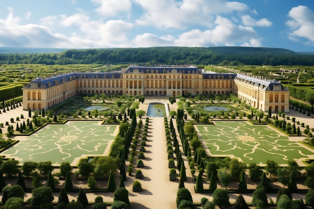 Explore the Opulent French Palace of Versailles and Its Vibrant Gardens Fountains and Colorful