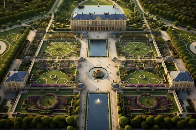 Explore the Opulent French Palace of Versailles and Its Vibrant Gardens Fountains and Colorful