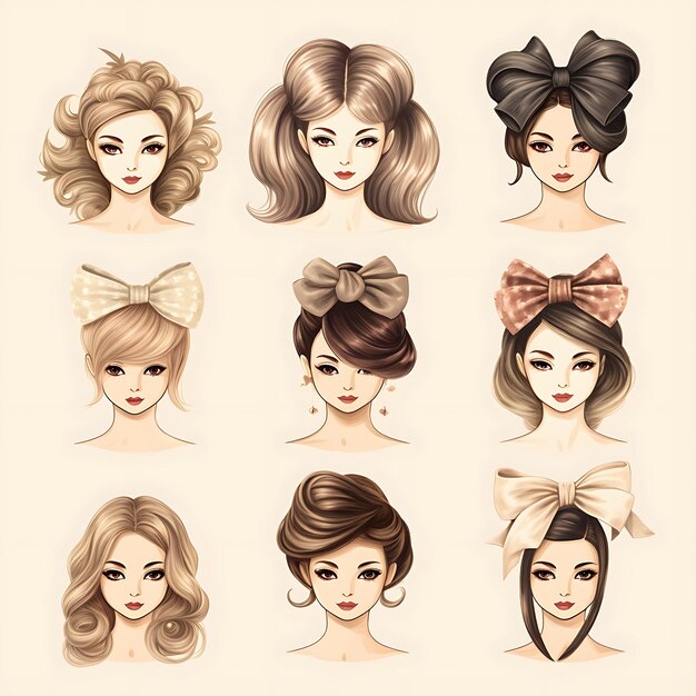 Photo explore stunning hairstyle designs concepts and illustrations clipart and more for your collections