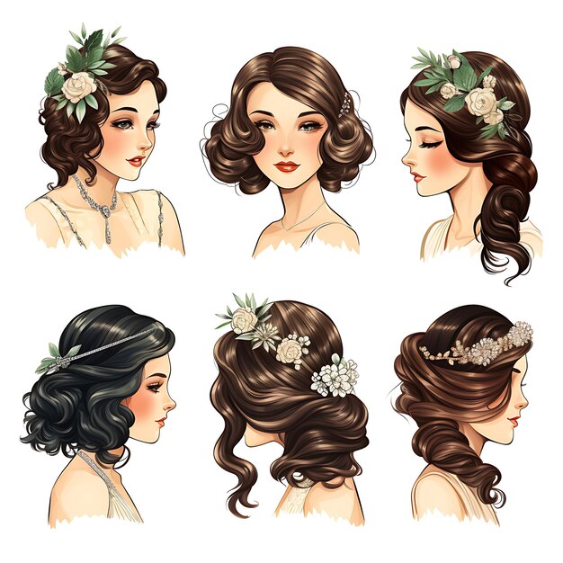 Photo explore stunning hairstyle designs concepts and illustrations clipart and more for your collections
