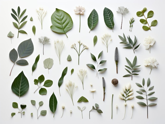 Фото Исследуйте потрясающее разнообразие зеленых листьев