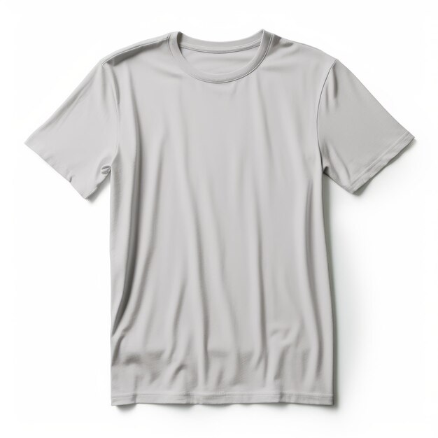 Explore your style with this blank gray tshirt mockup Generative AI