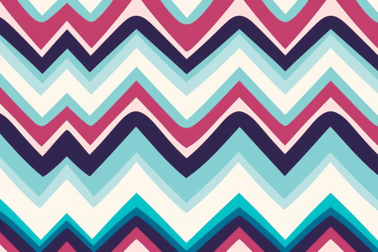 Exploring the Artistry of Line Zigzag Unveiling the Geometric Wave Ornament in the New Season PAT