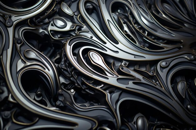 Photo exploring the beauty and detail of metal a captivating full frame shot in 32 aspect ratio