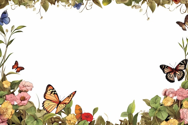 Exploring the Beauty A Mesmerizing Collection of Nature Border Clipart