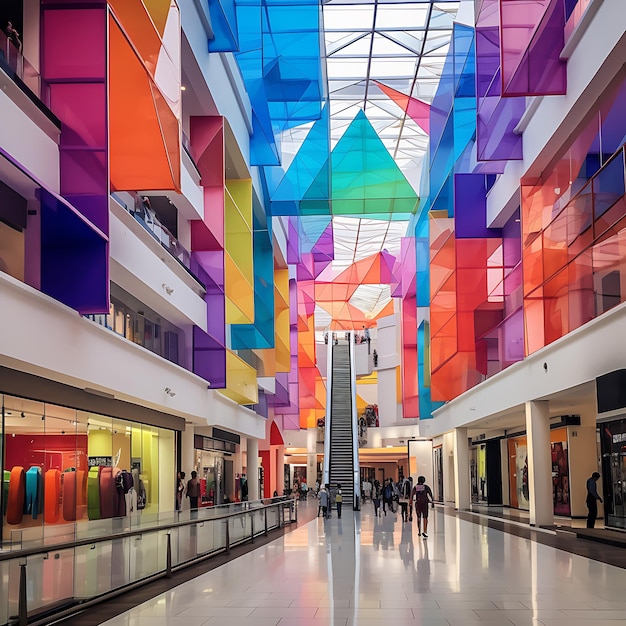 Foto esplorazione dei migliori centri commerciali in colombia concetto di retail haven in sud america