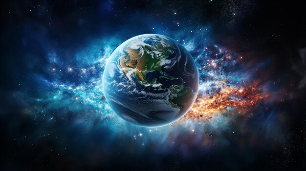 Premium AI Image  Exploring the Cosmos Stunning Planets in 