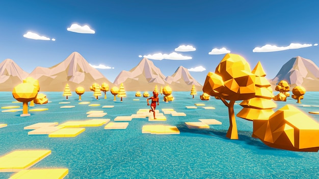 Exploring the Depths of 3D Virtual Worlds Illustration Animation and Design