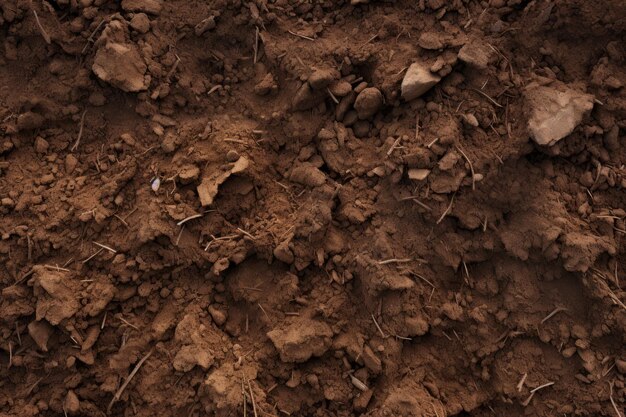 Photo exploring the earth's natural canvas embracing the outdoor texture and nature of soil