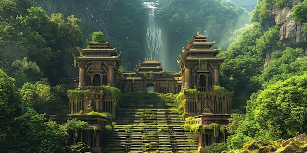 Exploring the Enigmatic Temple Complex in the Heart of the Jungle