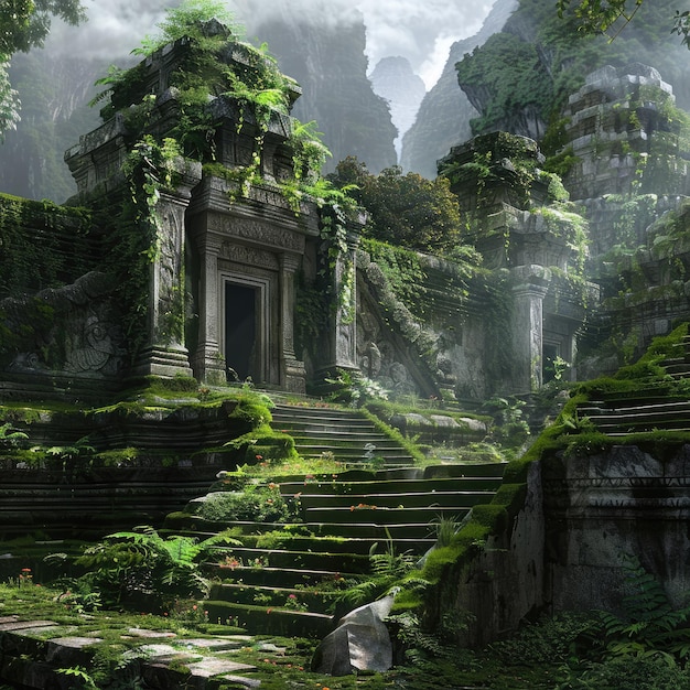 Exploring the Enigmatic Temple Complex in the Heart of the Jungle