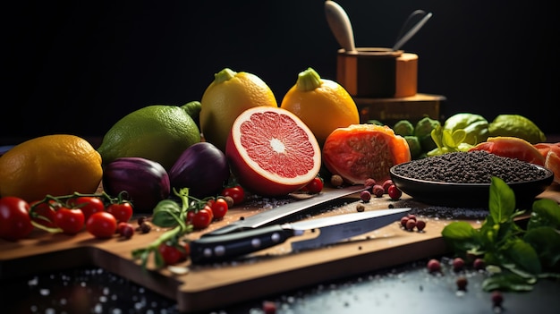 Photo exploring the essence of culinary tools