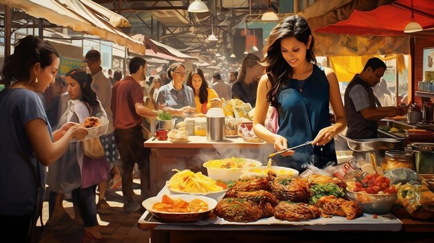 活気に満ちたラテンアメリカ料理でブラジル料理の味を探求