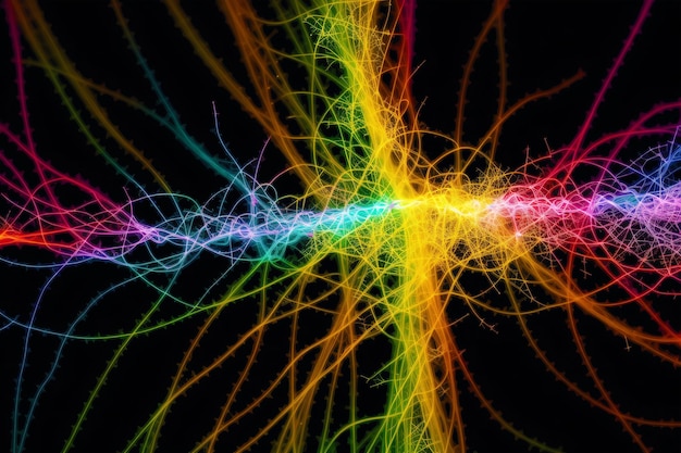 Exploring the Intricacies of Neurons and Synapses A beautiful abstract Neurons and Synapses Generative AI