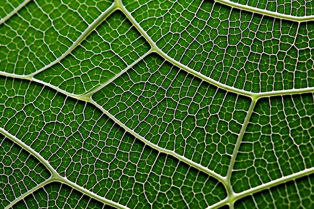 복잡한 잎 패턴을 탐구하는 클로즈업 여행