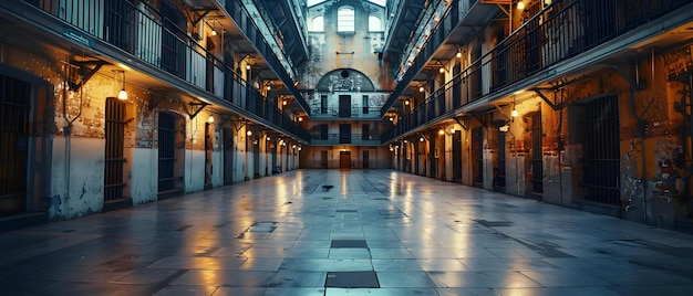 Photo exploring kilmainham gaol a captivating image from dublin ireland concept travel photography historical landmarks dublin attractions architectural details kilmainham gaol