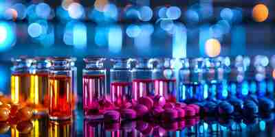 Photo exploring new drug compounds in biopharmaceuticals an indepth molecular analysis concept drug discovery biopharmaceuticals molecular analysis new compounds indepth research