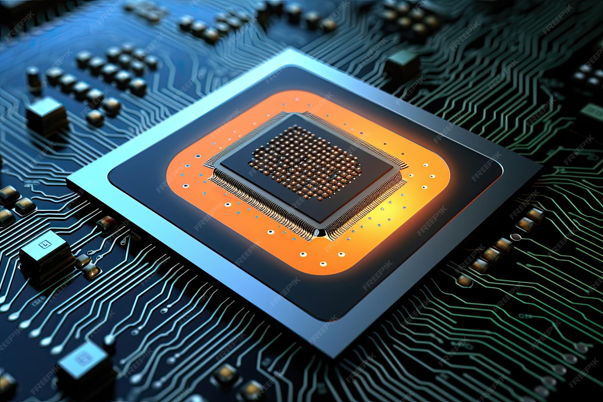Premium AI Image | Exploring the Power of Microprocessors Unveiling the ...