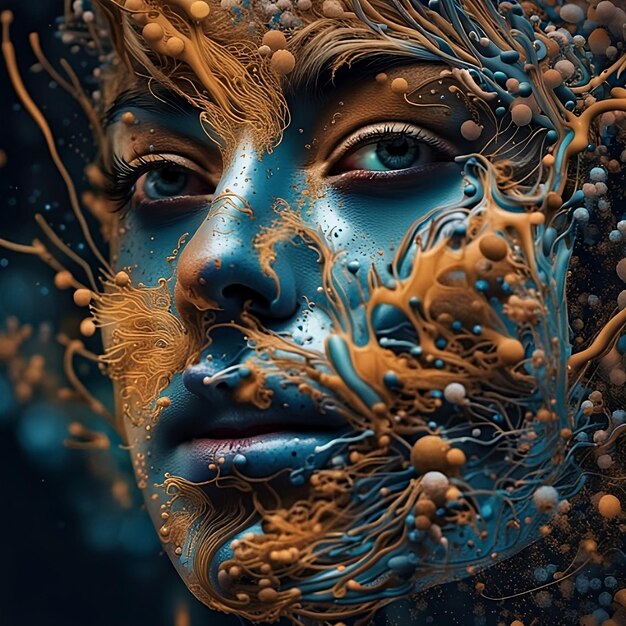 Premium AI Image  Exploring the synergy between women art beauty and fashion An inspiring 