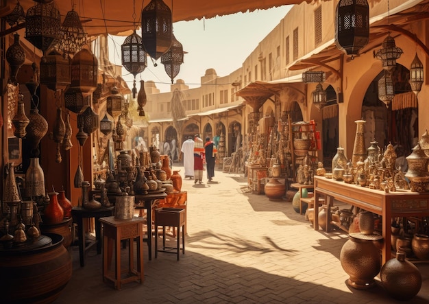 Photo exploring the traditional souks in the uae