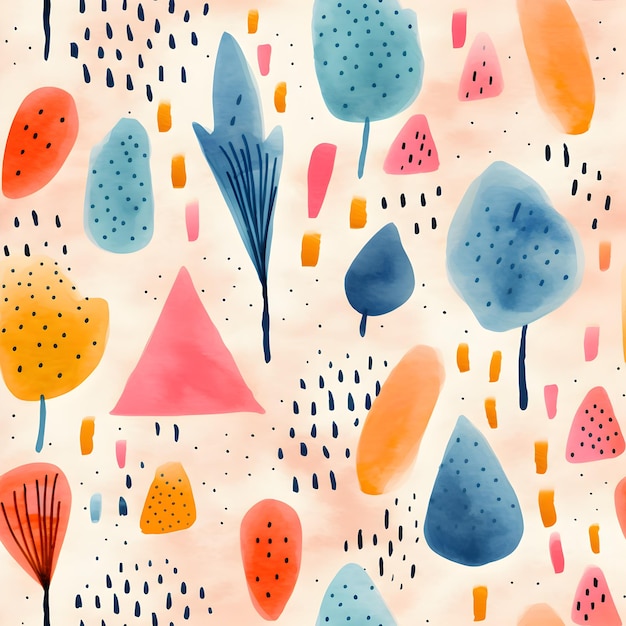 Exploring Watercolor Patterns