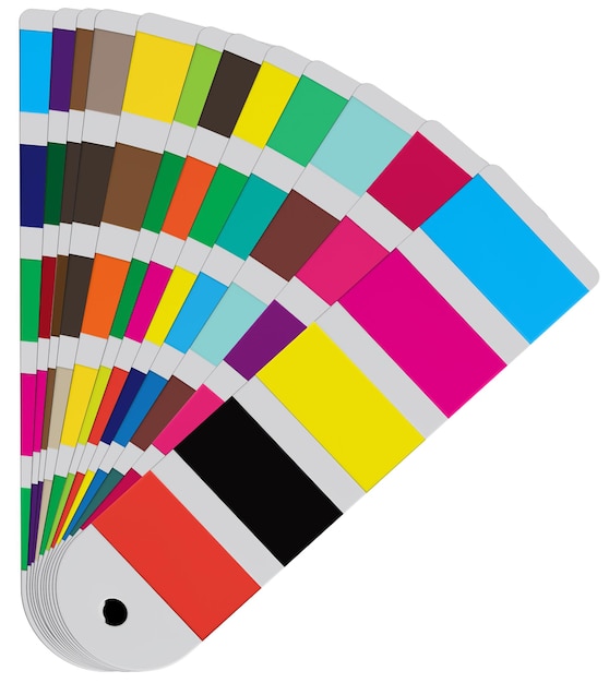 Premium Photo  Exploring the world of color with pantone books a designers guide