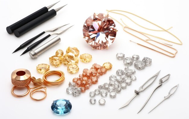 Exploring the World of Jewelry with an Electroforming Kit Isolated on a Transparent Background PNG