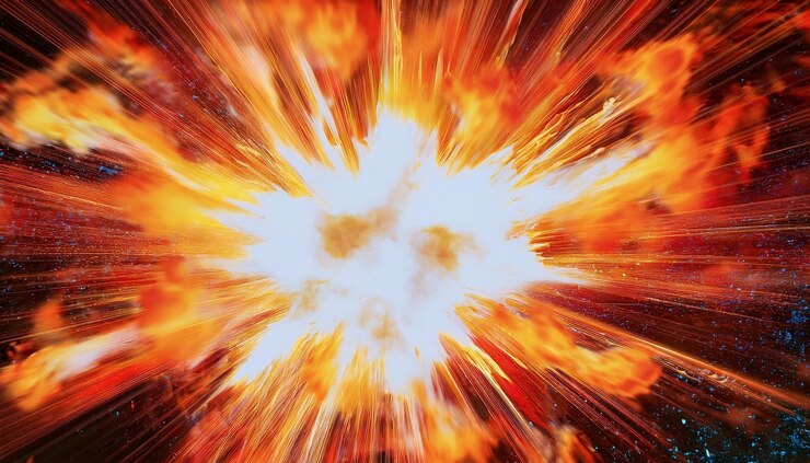 Photo 爆発 背景は火と炎