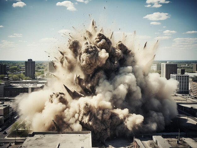 Фото Взрыв бума городские катастрофы высокая фотография