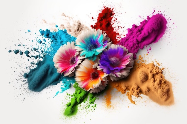 what is the pigment in holi powder