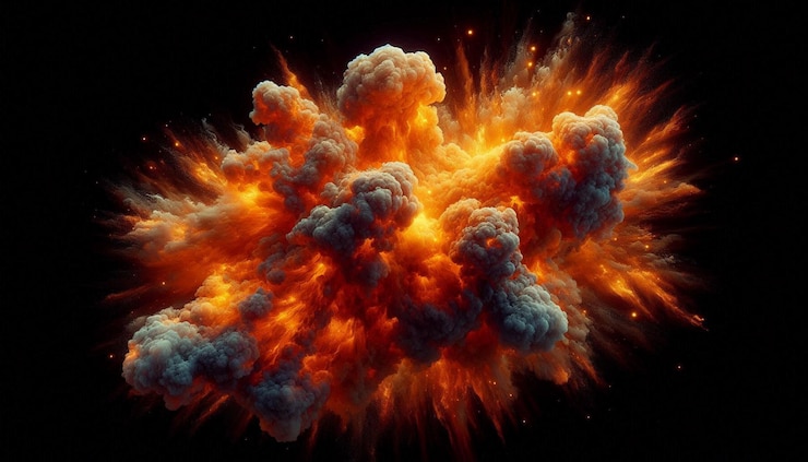 Photo 火の爆発