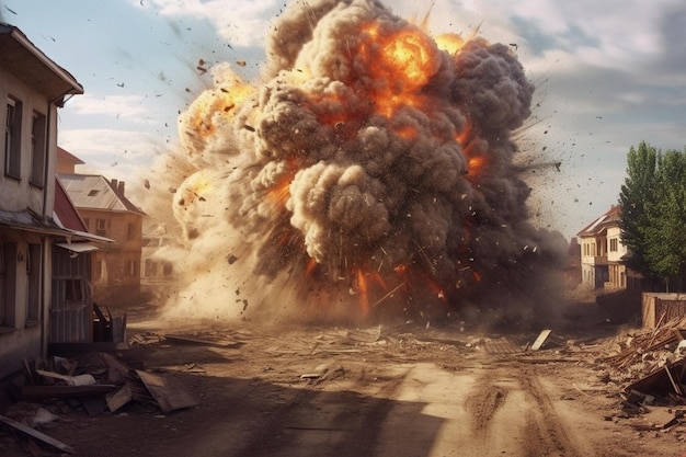 Explosion in ukrainian cityukrainianrussian war