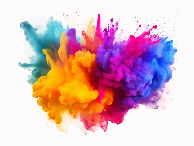 Explosive Rainbow Holi Paint Powder