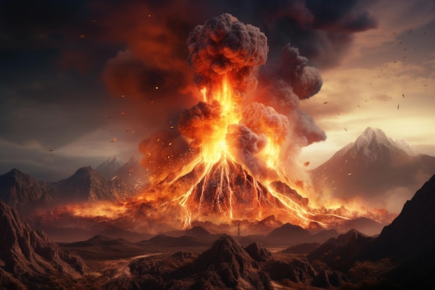 An explosive volcanic eruption in a prehistoric la 00653 02