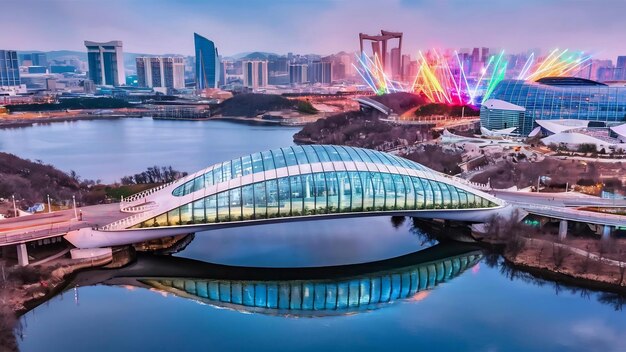 Expo bridge in daejeon south korea