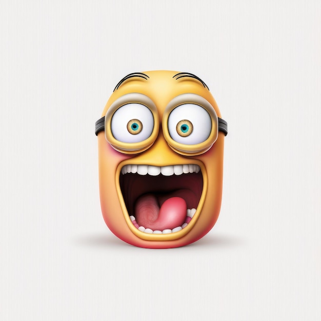 expressieve emoticon gezicht grappige emoji