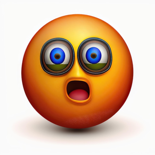 expressieve emoticon gezicht grappige emojis met open mond die tong laat zien