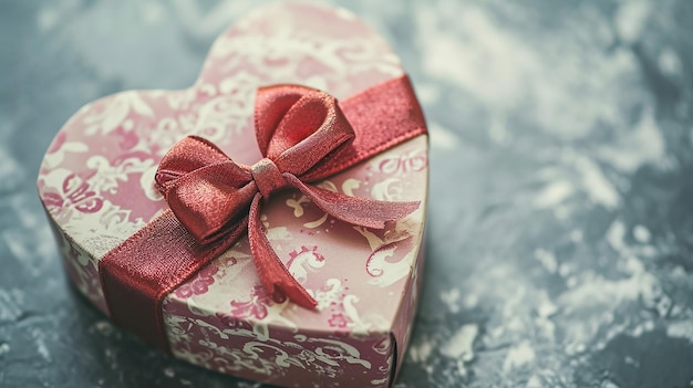 Выражение любви Красивая подарочная коробка в форме сердца