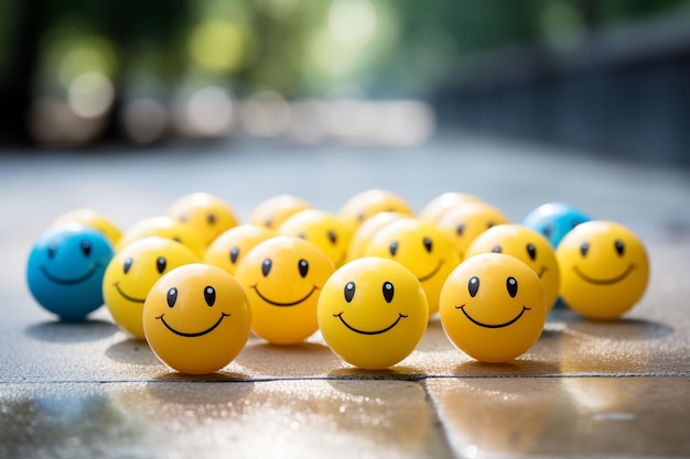 Expression of Joy Vibrant smileys and emojis celebrate with a smiley face laugh and make your day