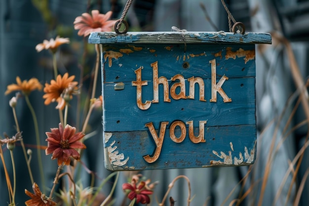 사진 진심 으로 감사 하는 글자 로 감사 를 표명 하는 것