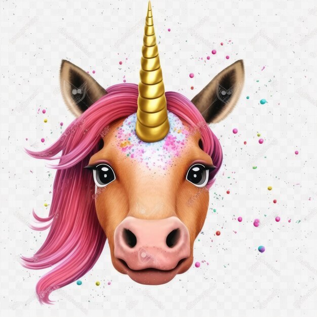 expressive emoticon face colorful unicorn emoji