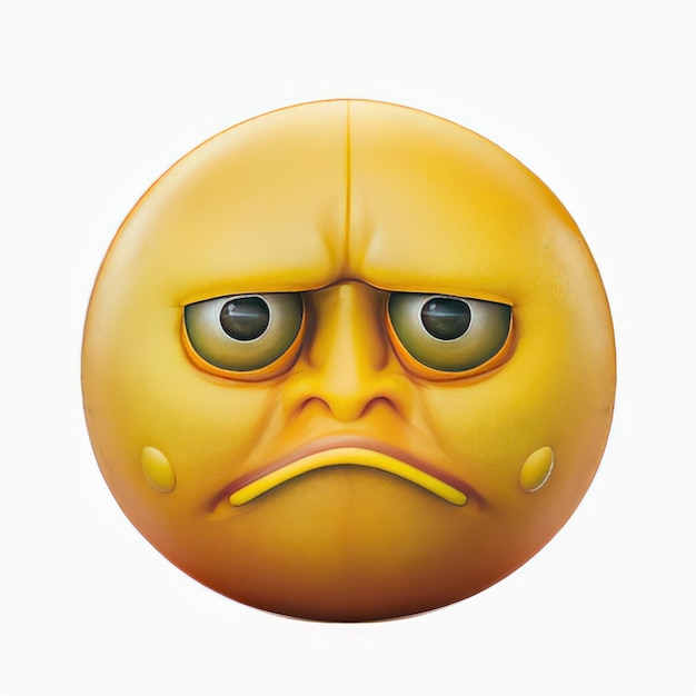 Photo expressive emoticon face funny emoji