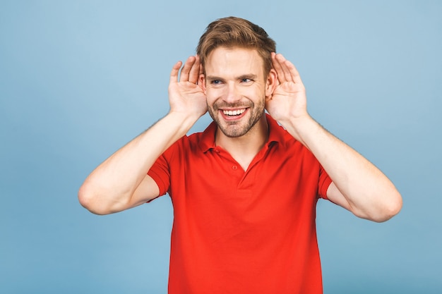 Expressive man posing in the studio