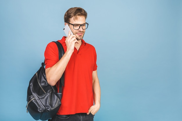 Expressive man posing in the studio