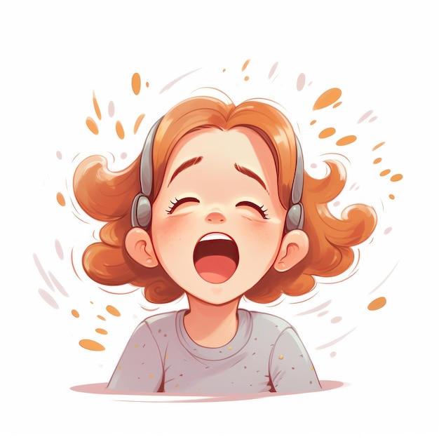 Expressive Sounds Playful Illustrations of Ooouuuu Emotion for Kids