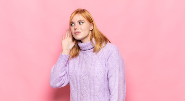 Expressive woman posing in the studio