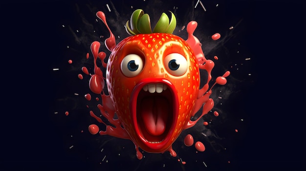 The Expressive World of Fruits