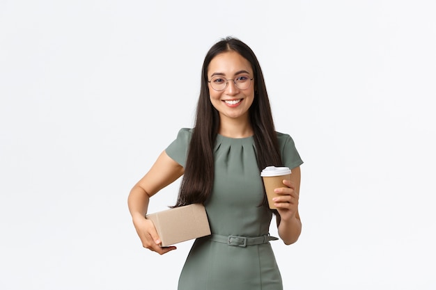 Expressive young Asian woman posing