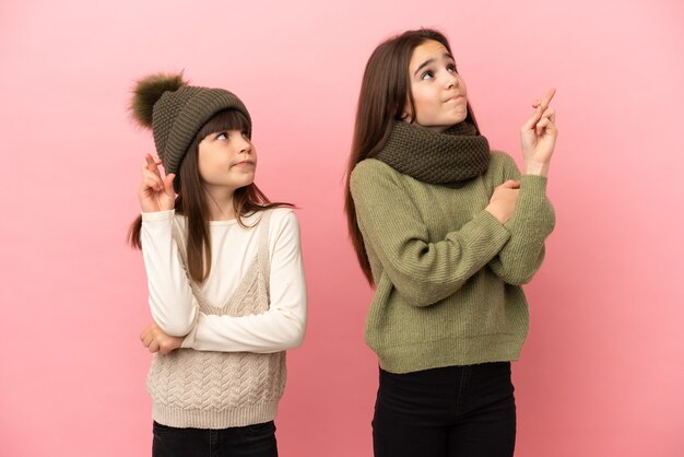 Expressive young friends posing together